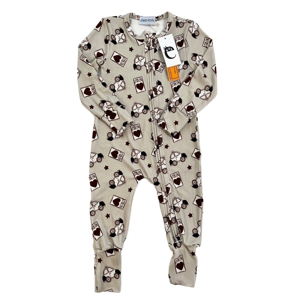 Little Eyes Steal My‎ Heart Bamboo Kids Zippy